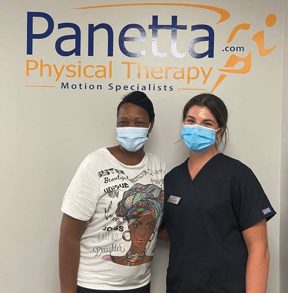 panetta PT patient testimonial Tracy H